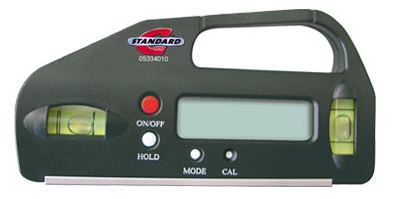 Portable electronic inclinometer