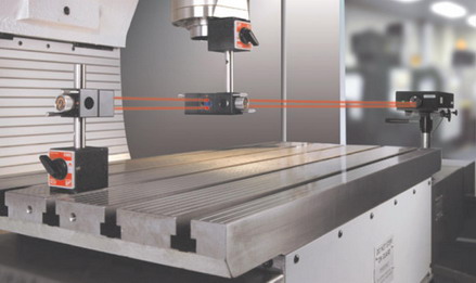 Assessment of the accuracy of linear positioning and repeatability of the milling machining center by the XL-80 system.