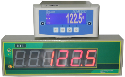 Duplicating board with secondary weighing terminal D400