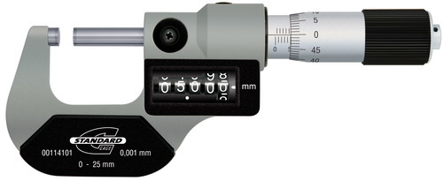 Analog meter micrometers STANDARD GAGE (with digital counter)