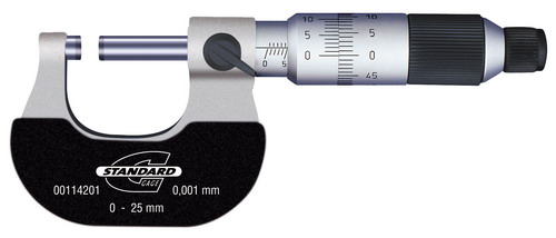Analog meter micrometers STANDARD GAGE (vernier without paralax)